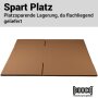 Double-walled folding boxes 400x300x100-300 mm