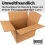 Double-walled folding boxes 400x300x100-300 mm