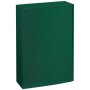 Press boxes wave structure green | 3 wine/champagne bottle | 260x93x360 mm