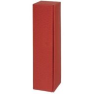 Presentation boxes wave structure red | 1 wine/champagne...