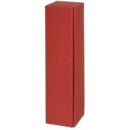 Gift boxes with a wave pattern, red | 1 wine/sparkling...