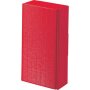Präsentkartons Wellenstruktur Rot | 2 Wein-/Sektflaschen | 195x93x360 mm