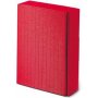 Presentation boxes wave structure red | 3 wine/champagne bottle | 260x93x360 mm