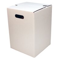 1-piece cardboard stool white | 300x300x420 mm B-stock