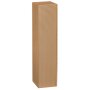 Presentation boxes wave structure nature | 1 wine/champagne bottle| 95x95x380 mm