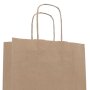 Papiertragetaschen 220x100x280 mm|braun