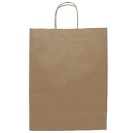 Papiertragetaschen 260x120x340 mm|braun