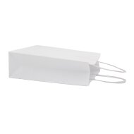 Paper carrier bags 260x120x340 mm|white