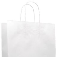 Paper carrier bags 260x120x340 mm|white