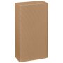 Presentation boxes wave structure nature | 2 wine/champagne bottle | 195x93x360 mm
