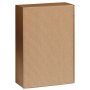 Presentation boxes wave structure nature | 3 wine/champagne bottle | 260x93x360 mm