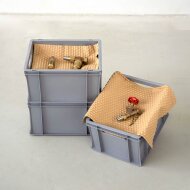 Paper bubble wrap, two-layer, 350mm wide x 100m brown