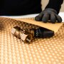 Paper bubble wrap, two-layer, 350mm wide x 100m brown