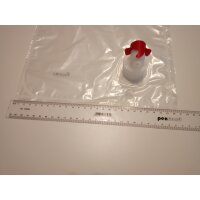 Beutel für Bag-in-Box 3 Liter Hahn seitlich