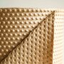 Paper bubble wrap single-layer 350 mm wide x 5 m brown