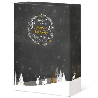 Snowstorm gift boxes l 3 wine/sparkling wine bottles | 255x93x360 mm