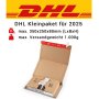 DHL Kleinpakete Buchversandverpackungen mit SK-Streifen 350x250x80 mm (Außenmaß)