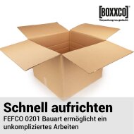 Double-walled folding boxes 630x620x250-480 mm