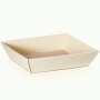 Gift baskets with a wave pattern, flat | Cream | 190x160x60 mm