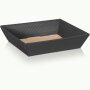 Press baskets wave structure flat | anthracite | 190x160x60 mm
