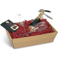 Gift baskets with a wave pattern | Natural | 330x190x110 mm