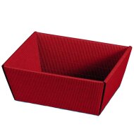 Gift baskets with a wave pattern | Bordeaux | 190x140x100 mm