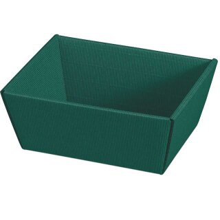 Präsentkörbe Wellenstruktur | Grün | 190x140x100 mm