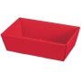 Gift baskets with a wave pattern | Red | 330 x 190 x 110 mm