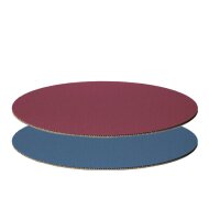 Dekoplatten oval | Bordeaux und Blau | 200x150 mm