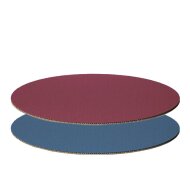 Decorative plates oval | bordeaux and blue |...