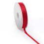 Double-sided satin ribbons red | 25 m x 16 mm