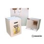 Hockolino | Design - Papphocker | Frohe Ostern | 300x300x420 mm
