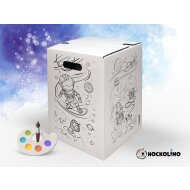 Hockolino | DIY-Ausmal-Papphocker | Weltraum |...