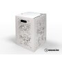 Hockolino | DIY-Ausmal-Papphocker | Weltraum | 300x300x420 mm