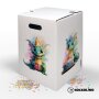 Hockolino | Design - Papphocker | Geburtstagsdrache | 300x300x420 mm