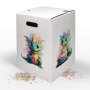 Hockolino | Design - Papphocker | Geburtstagsdrache | 300x300x420 mm