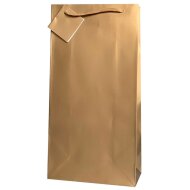 Carrier bags gold | 2 wine/champagne bottle |...