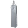 Tragetaschen Silber | 1 Wein-/Sektlasche | 90x85x380 mm