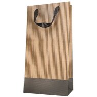 Tosca Black Carrier Bags | 2 Wine/Sparkling Wine Bottles...
