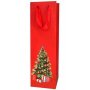 Christmas Carrier Bags | 1 Wine/Sparkling Wine Bottle | 125x85x360 mm