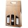 Struktura VITA Royal Metallic carrying cartons | 3 wine/sparkling wine bottles | 270 x 90 x 365 mm