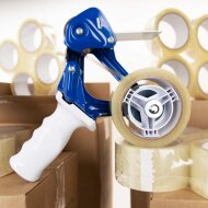 BOXXtape Premium transparent 132 rolls + free hand...