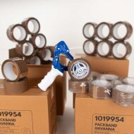 BOXXtape Premium brown 132 rolls + free hand dispenser...