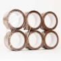 BOXXtape Premium brown 132 rolls + free hand dispenser for adhesive tapes up to 50 mm wide | Safety knife