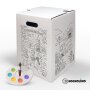 Hockolino | DIY- Coloring cardboard stool | Harvest festival | 300x300x420 mm