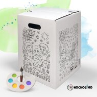Hockolino | DIY Coloring Cardboard Stool | 4 Seasons | 300x300x420 mm