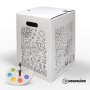 Hockolino | DIY Coloring Cardboard Stool | 4 Seasons | 300x300x420 mm
