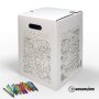 Hockolino | DIY- Coloring cardboard stool | Safari | 300x300x420 mm