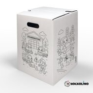 Hockolino | DIY-Ausmal-Papphocker | Baustelle |...