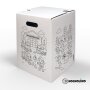 Hockolino | DIY- Coloring cardboard stool | Building site | 300x300x420 mm